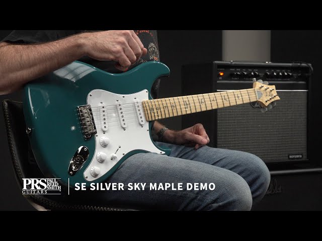 日本語字幕付き】The SE Silver Sky Maple | Demo | PRS Guitars - YouTube