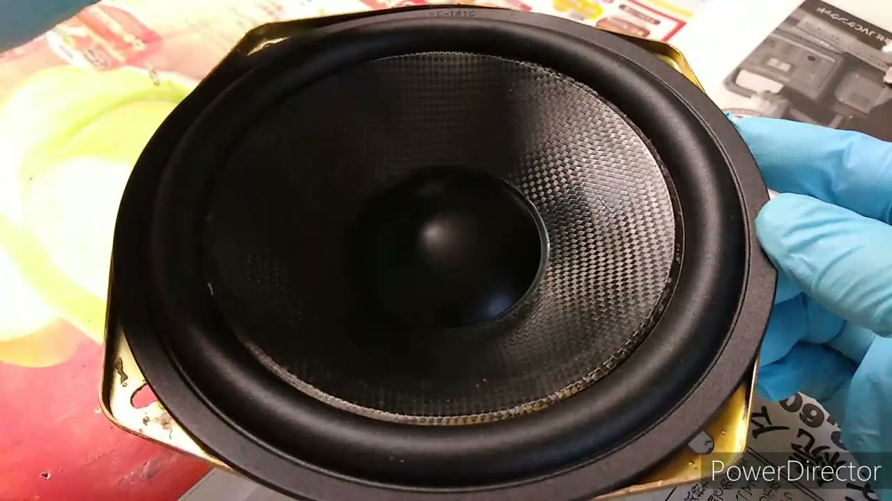 スピーカー修理・エッジ交換 ONKYO D-200Ⅱ - YouTube