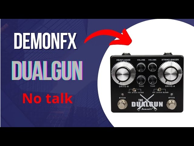 Pedal Demonfx DualGun NO TALK - King Tone The Duellist clone - YouTube