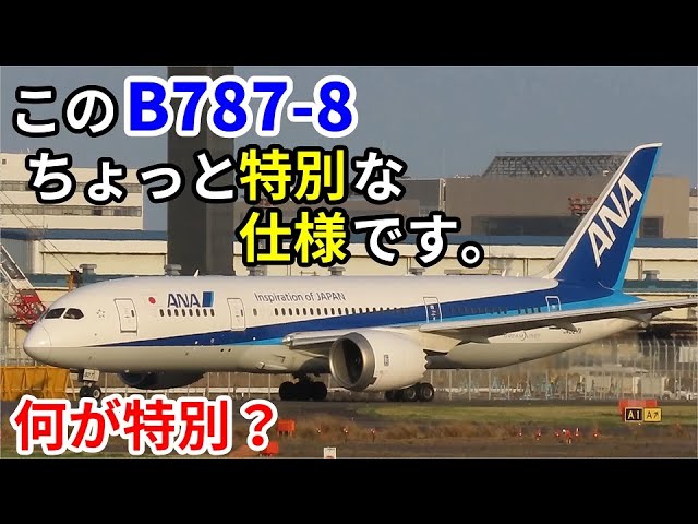 飛行機のイロハ78】ANAの787で少しレアな機体を紹介します。 - YouTube