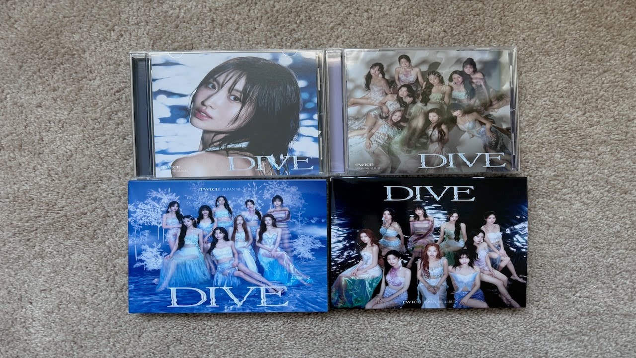 Twice DIVE unboxing! - YouTube