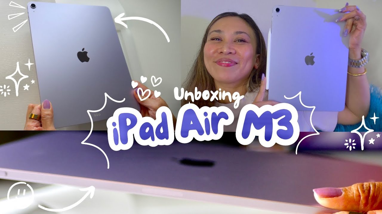 NEW 🍎 iPad Air 13 inch M3 Purple 