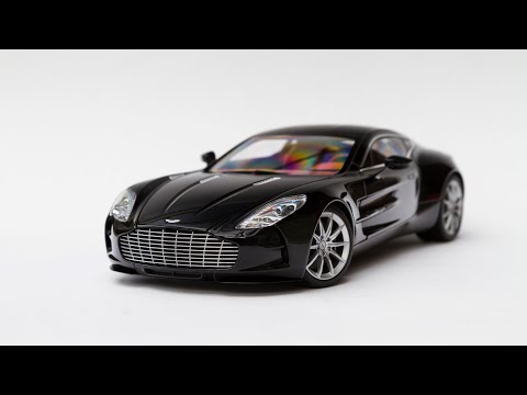 ASTON MARTIN ONE-77 (Black Pearl) in 1:18 by AUTOart - YouTube