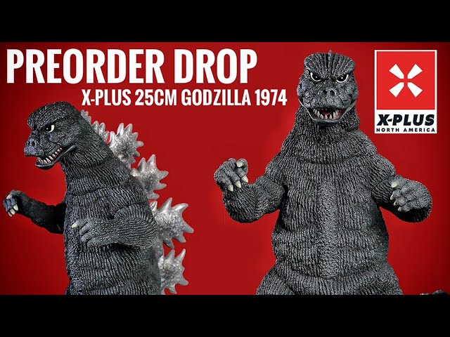 PREORDER DROP - X-Plus 25cm Daikaiju Series Godzilla 1974 - YouTube