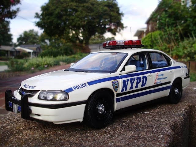 Noah's custom 1:18 NYPD Chevrolet Impala diecast police model w