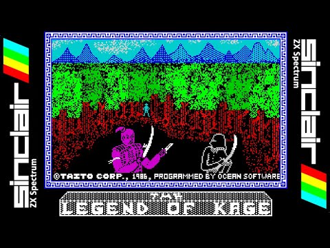 THE LEGEND OF KAGE (1987) Walkthrough, ZX Spectrum - YouTube