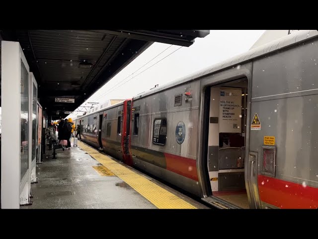 MTA Metro-North Railroad: Kawasaki M8 Ride Action | New Rochelle