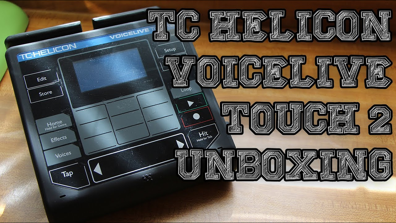 TC Helicon Voicelive Touch 2 Unboxing - YouTube