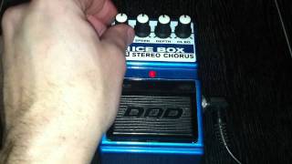 DOD Ice Box Stereo Chorus (FX-64) Demo - YouTube