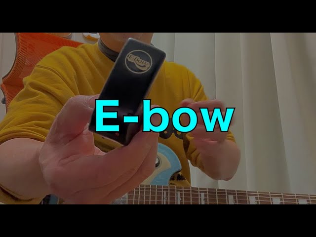 Is this] an effect pedal? [E-bow] - YouTube
