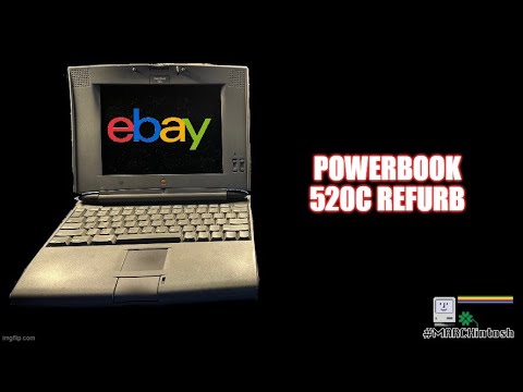Powerbook 520c - Refurbishment #MARCHintosh - YouTube