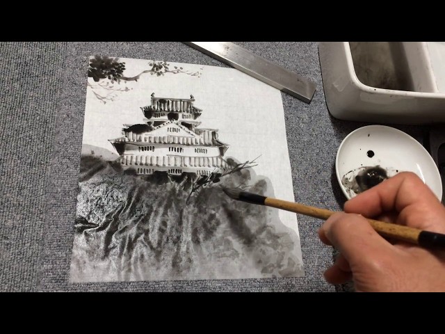 ⭐️すみする動画⭐️008「岐阜城を描く」 - YouTube