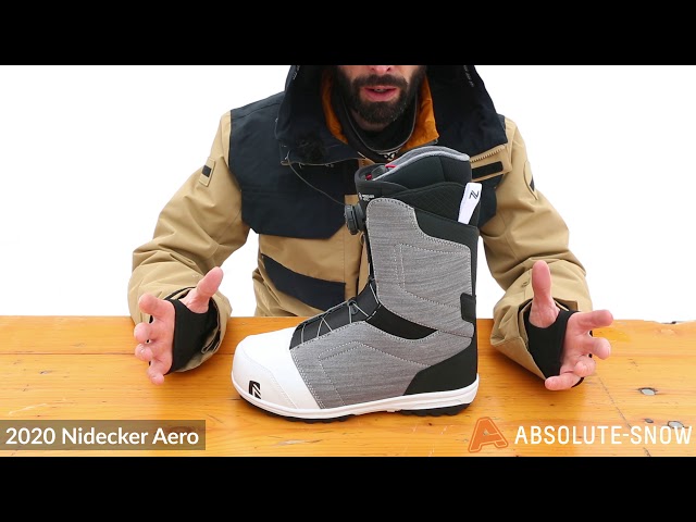 2019 / 2020 | Nidecker Aero Snowboard Boots | Video Review - YouTube