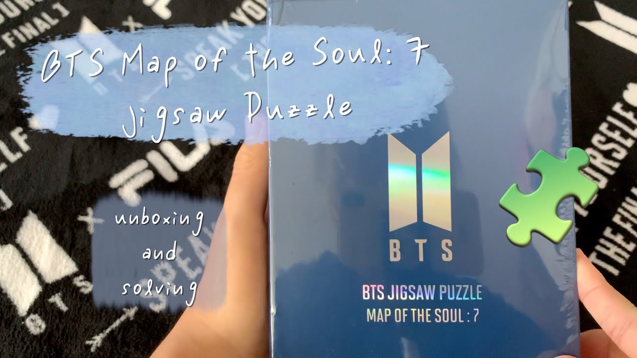 🧩 BTS MAP OF THE SOUL: 7 JIGSAW PUZZLE SET || unboxing & puzzle