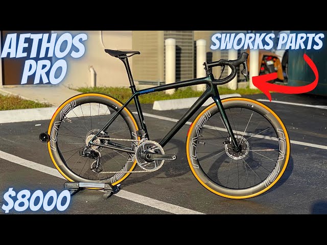 $8000 SPECIALIZED AETHOS PRO BUILD (ROVAL CLX 50 WHEELS) SRAM RED
