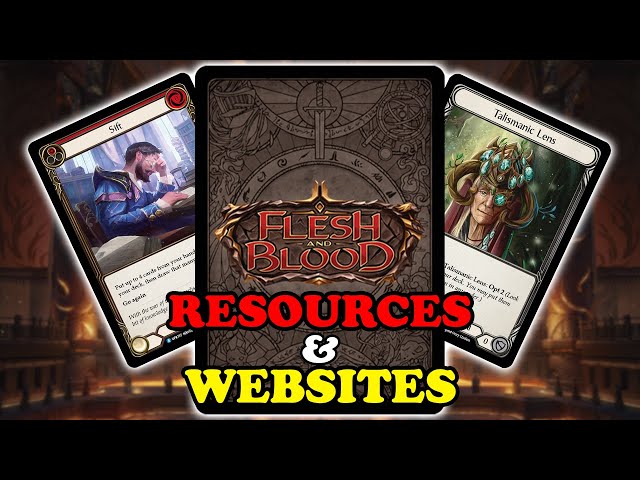 New Player Flesh and Blood Resource Guide - YouTube
