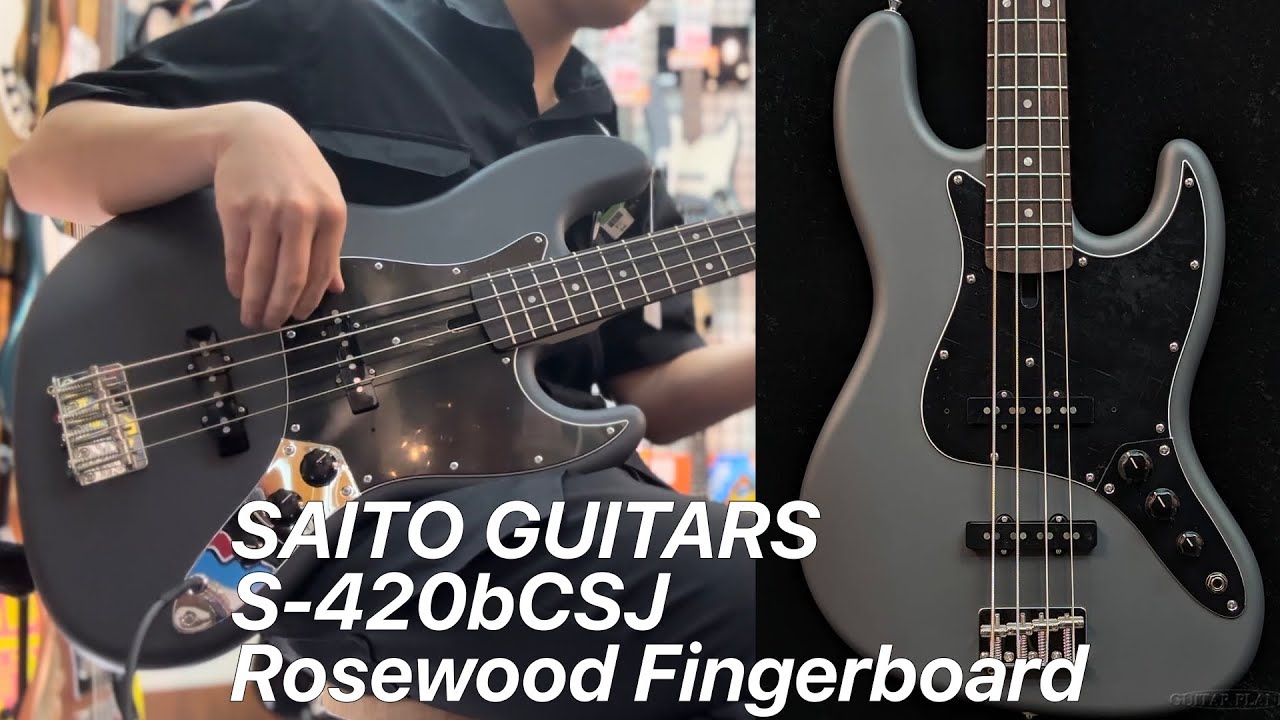 SAITO GUITARS S-420bCSJ Rosewood【SOUND SAMPLE】【BASS PLANET