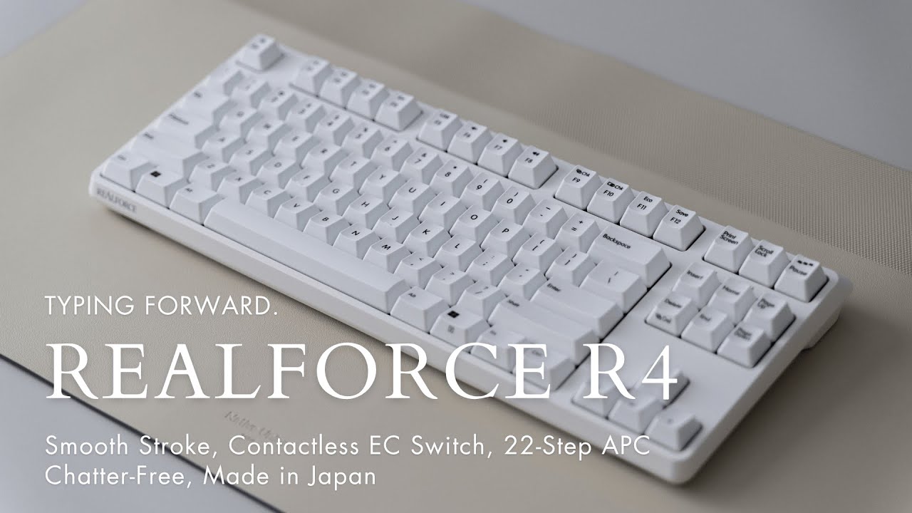 REALFORCE R4 レビュー｜4年ぶりに刷新された最新モデル、近接センサー