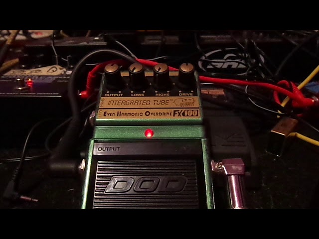 FX100 Intergrated Tube Even Harmonic Overdrive on bass - YouTube