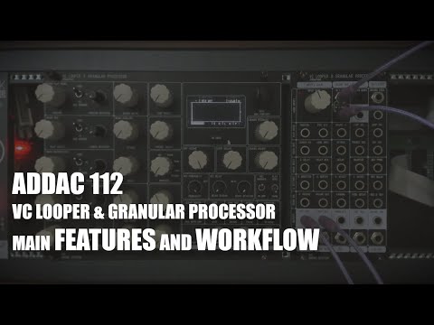 Quick Overview of the ADDAC 112 Looper / Granular Processor - YouTube