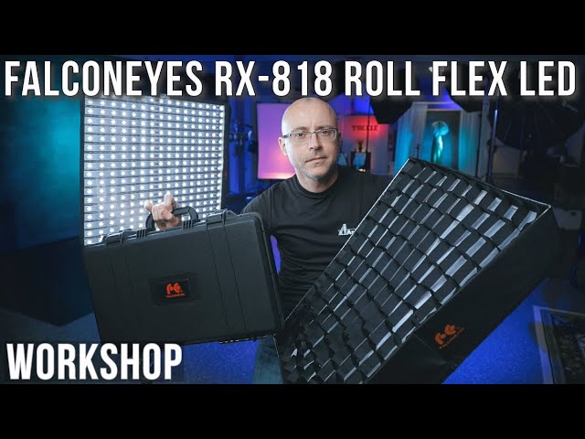 Falcon Eyes New Version RX-818 RGB 100W Roll-Flex LED Light - YouTube