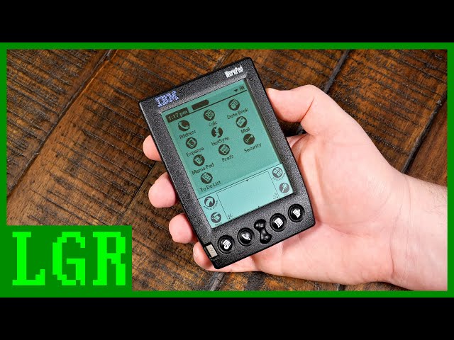 IBM WorkPad 20X: The 1998 Palm PDA Experience - YouTube