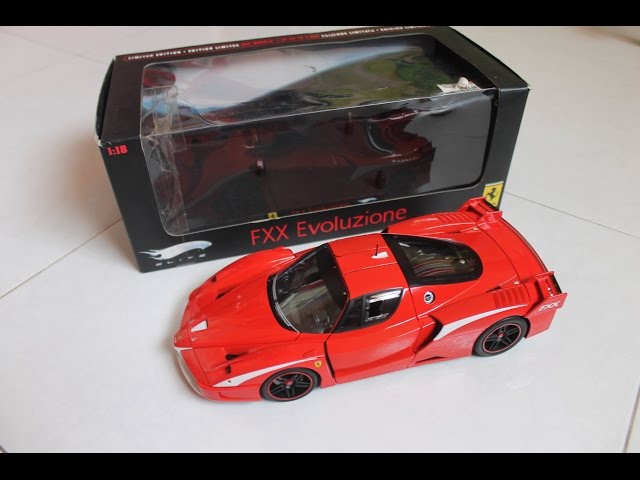 Unboxing] 1:18 Ferrari FXX Evoluzione by Hotwheels Elite - YouTube