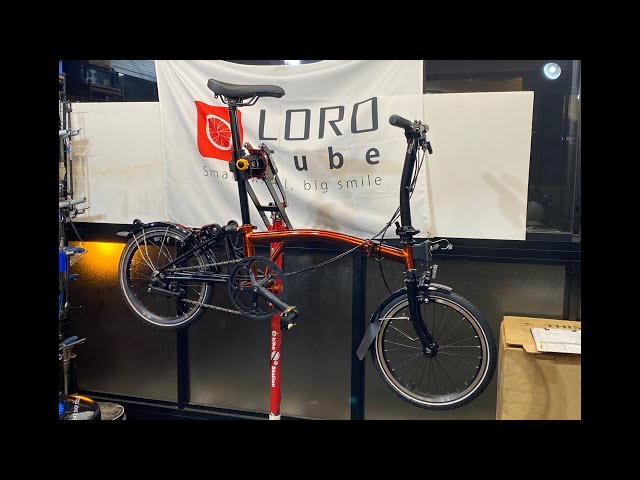 BROMPTON CLine S2L フレイムラッカー をEバージョン化 して組み立て