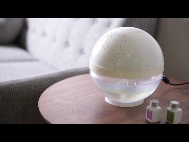 水で空気を洗う「空気洗浄機」MAGIC BALL -マジックボール- - YouTube