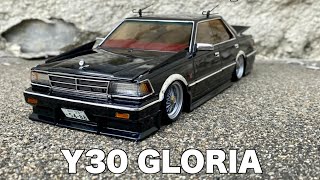 アオシマ 1/24 Y30グロリア(ハイソ仕様)製作 AOSHIMA Y30 GLORIA build