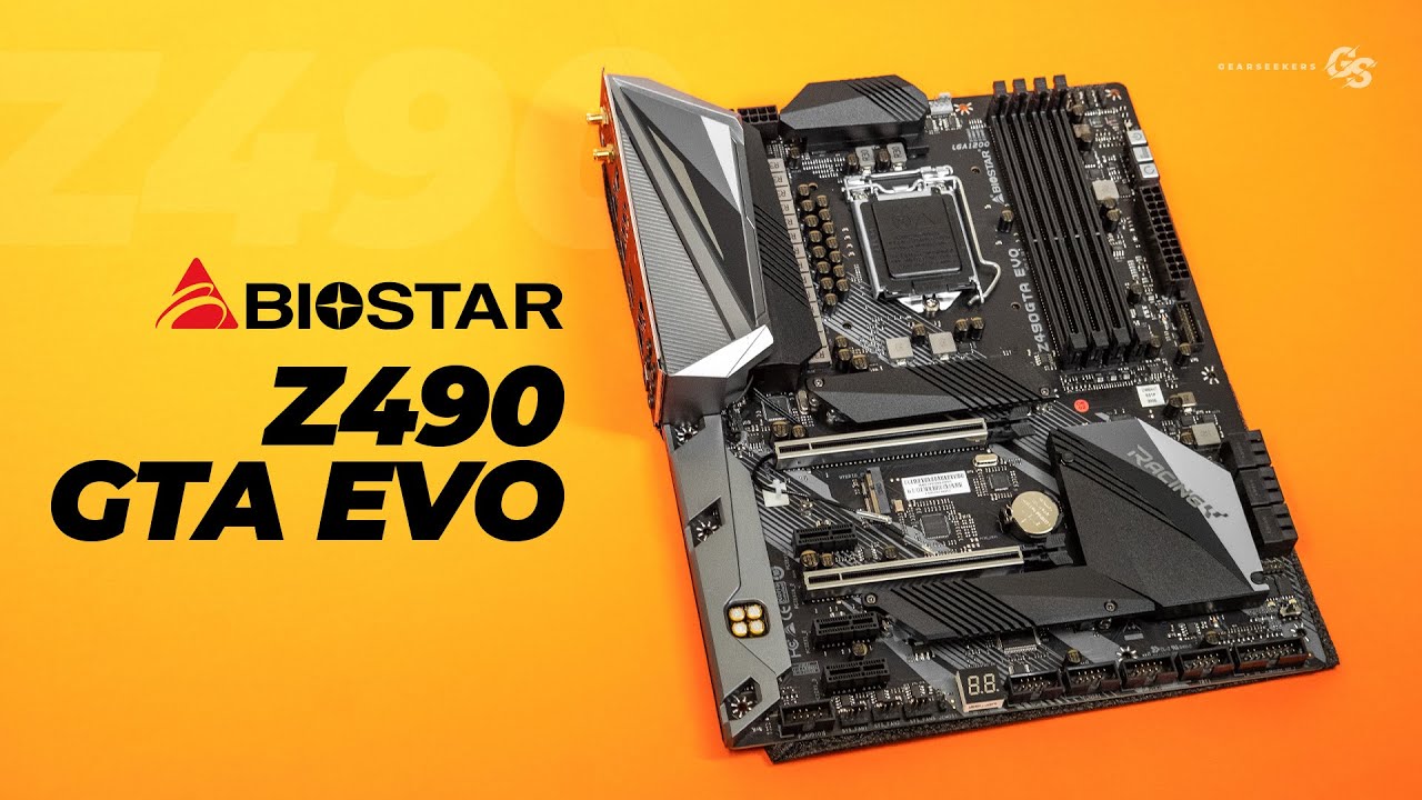 BIOSTAR Racing Z490GTA EVO: First Look and Overview - YouTube