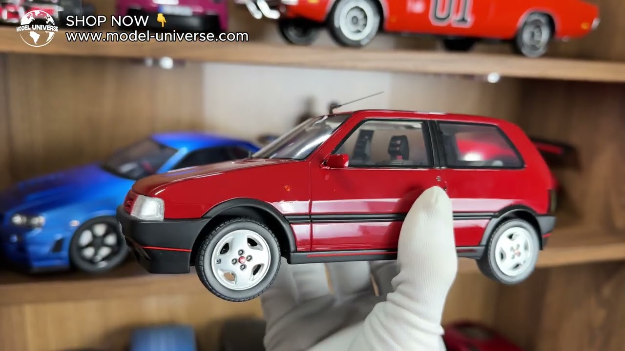 🔥 Fiat Uno Turbo I.E. Racing Red 1990 - Limited Edition 1:18
