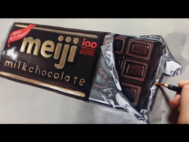 Painting of chocolate - YouTube