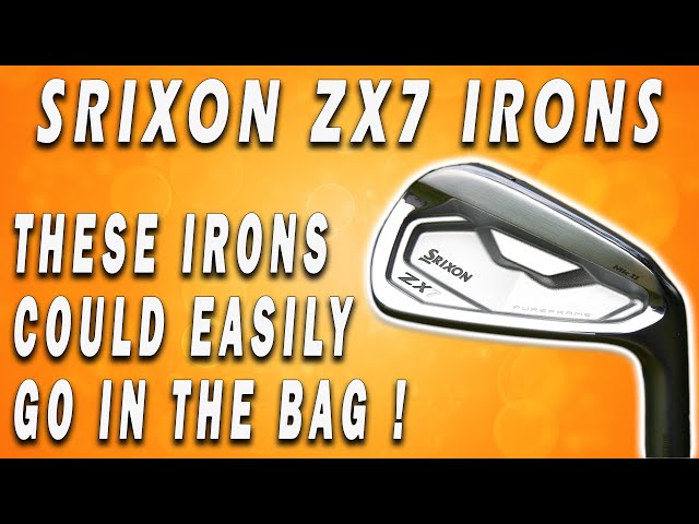 Srixon ZX7 MKII Irons FORGIVENESS Review - YouTube
