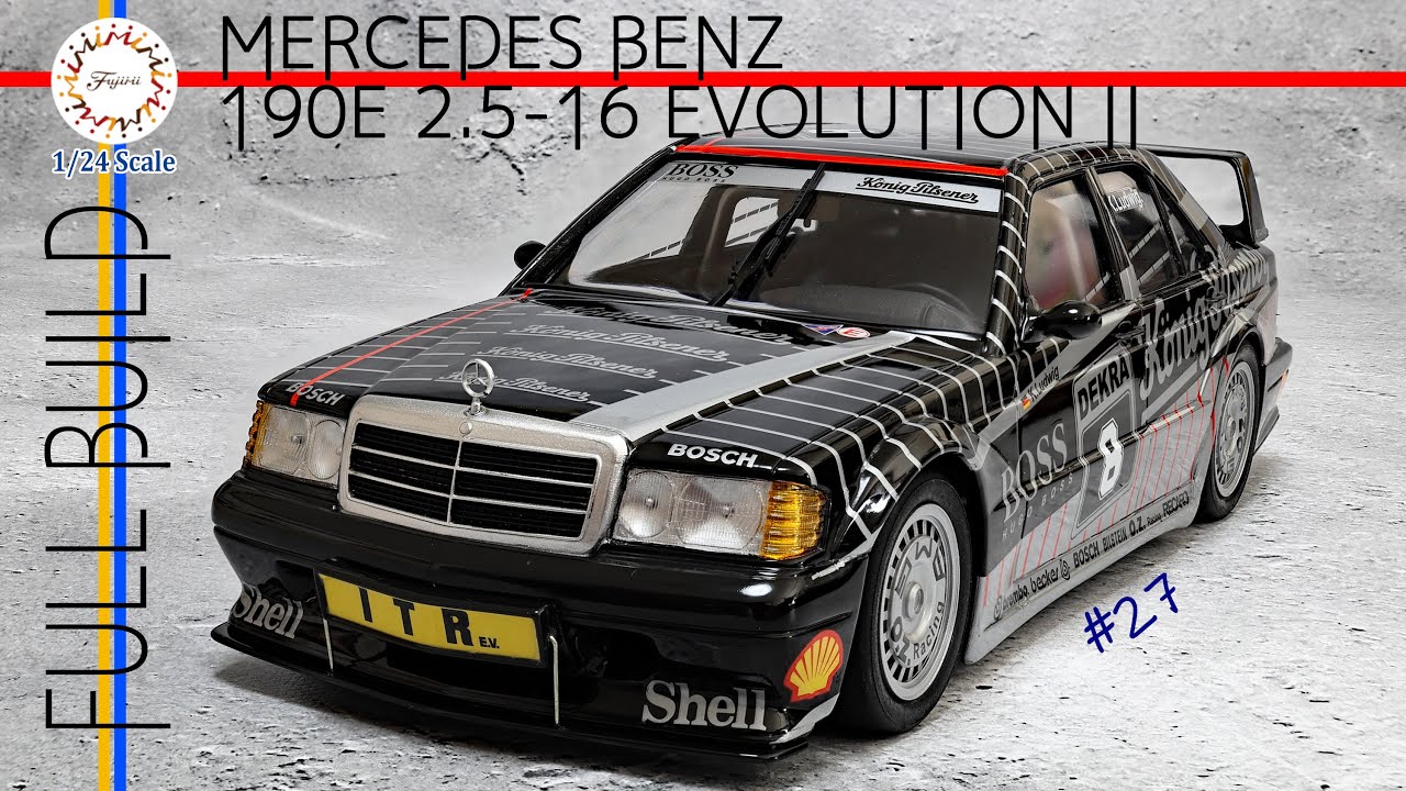 カーモデル】FUJIMI MERCEDES-BENZ 190E 2.5-16 EVOLUTION II 1/24