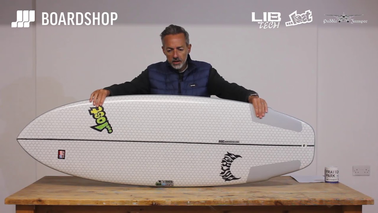 Lib Tech X Lost Puddle Jumper HP Surfboard Review - YouTube