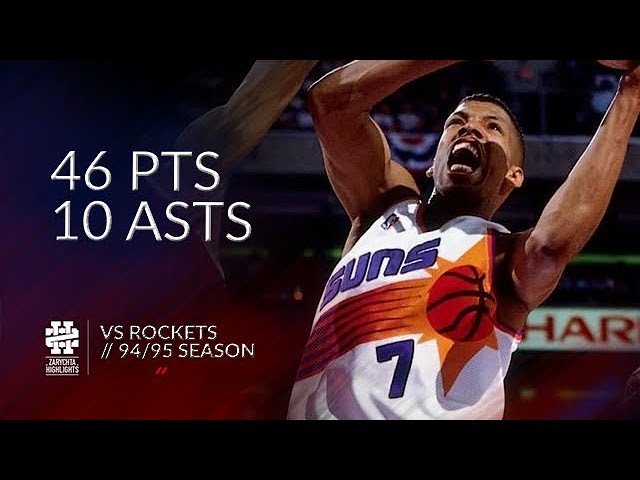 Kevin Johnson 46 pts 10 asts vs Rockets 1995 PO G7 - YouTube