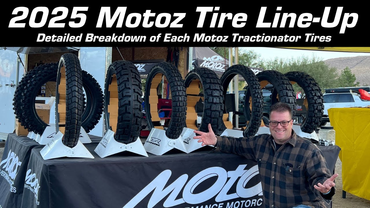 2025 Motoz Adventure Tire Line Up and Detailed Breakdown - YouTube