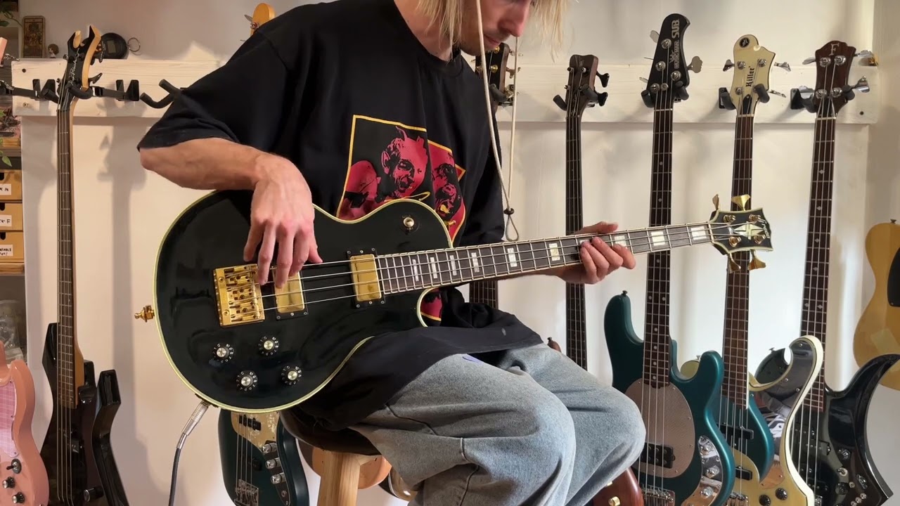 Greco Les Paul Bass Demo (Rare Japanese LP Bass!) - Mono Guitars