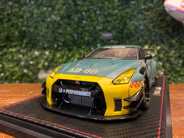 1/18 Ignition Model LB-WORKS Nissan GT-R R35 Type 2 Matte Green