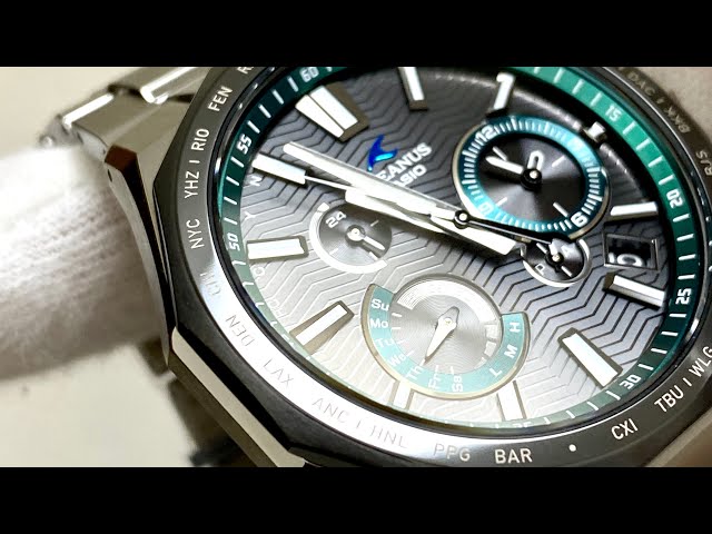 OCEANUS【OCW-T6000A-1AJF】オシアナス - YouTube