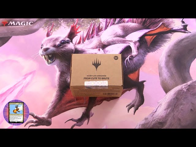 MTG Secret Lair - From Cute to Brute Commander Deck Unboxed! - YouTube