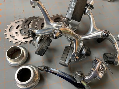 vintage Shimano Dura Ace 7400 component review - YouTube