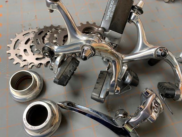 vintage Shimano Dura Ace 7400 component review - YouTube