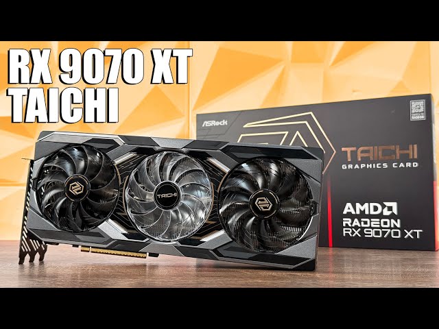 ASRock Radeon RX 9070 XT Taichi - Review - YouTube