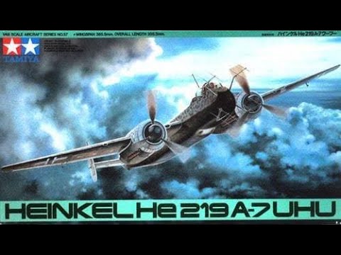Tamiya : Heinkel He 219 A-7 UHU : 1/48 Scale Model : In Box Review