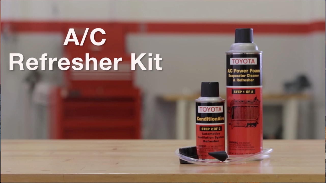 Genuine Toyota A/C Refresher Kit - YouTube