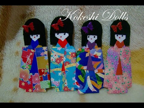 Origami Maniacs 184: Kokeshi Dolls - YouTube