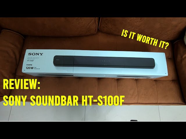 Review: Sony HT-S100F Soundbar - Is It Worth It? - YouTube