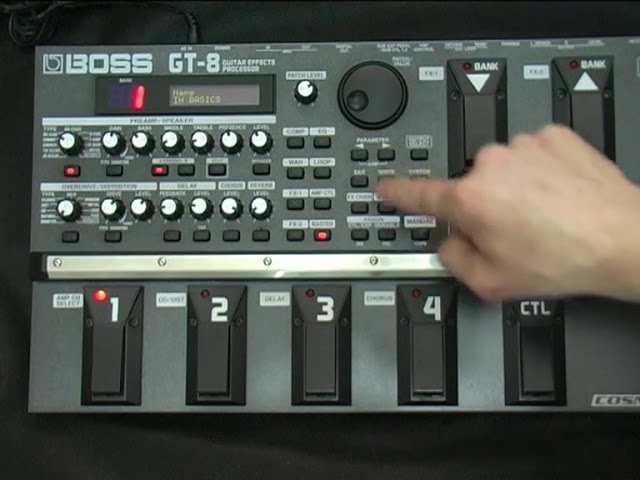 BOSS GT8 The Basics - YouTube